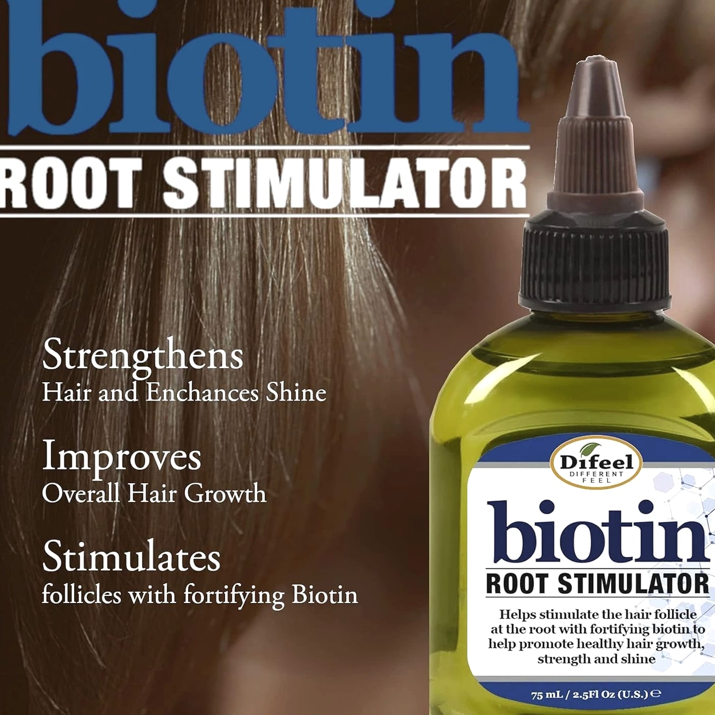 Biotin Root Stimulator 2.5 oz - Nourishing Serum for Hair Growth & Thinning