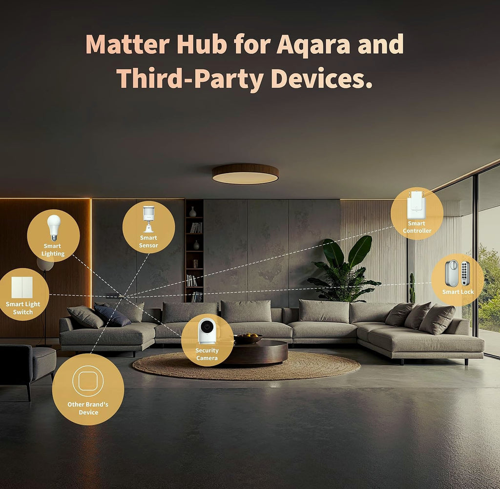Aqara M100 Zigbee Hub with 3 Temperature Humidity Sensors