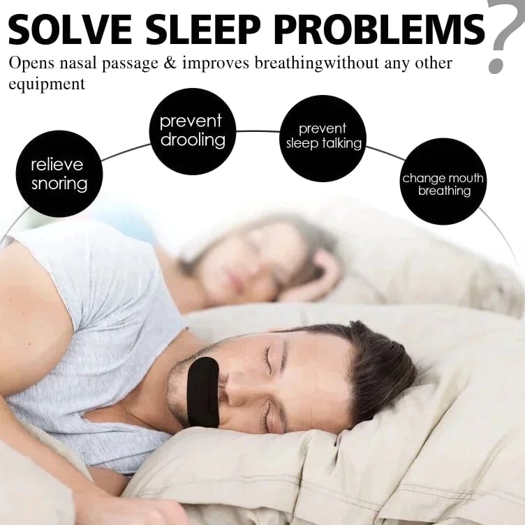 90pcs Anti Snore Mouth Breathing Tape For Better Sleep Nights Nasal Strips