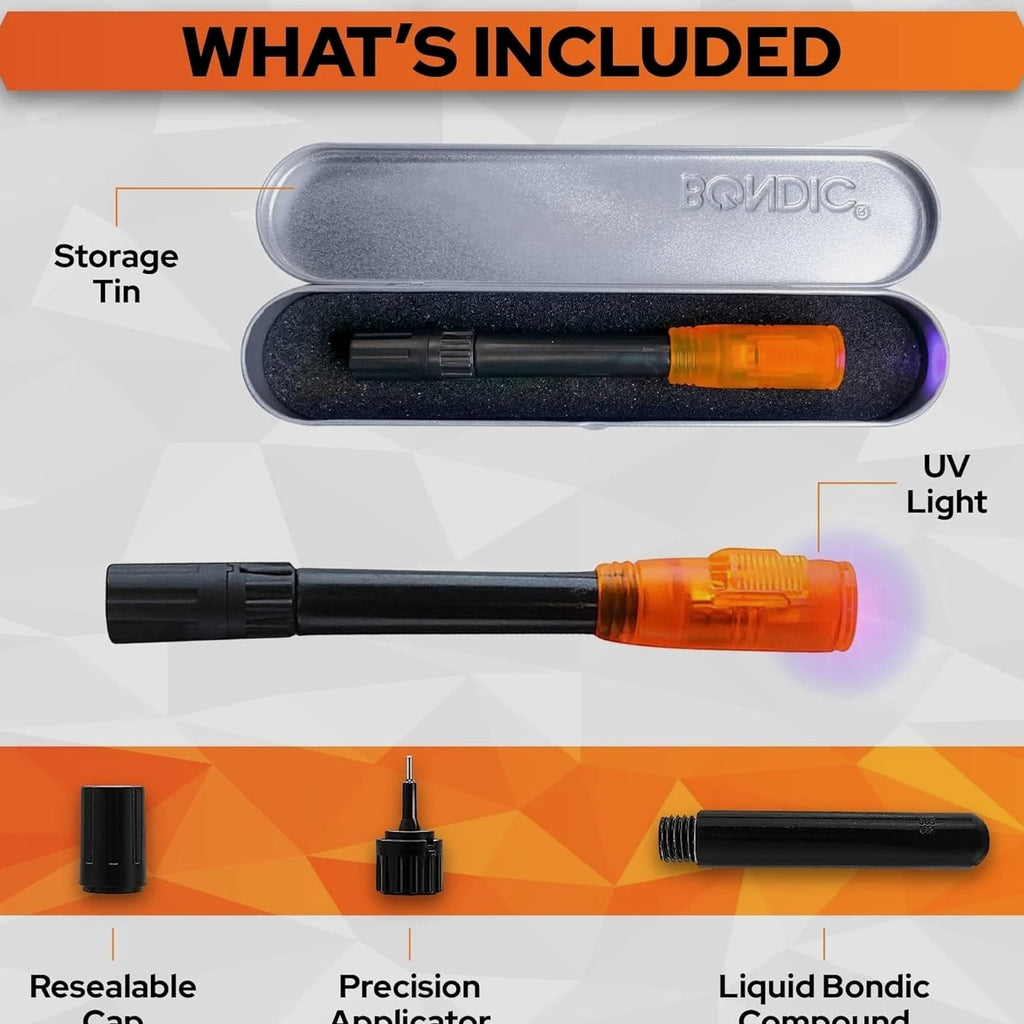 Complete UV Resin Kit with LED Light - Fast Bonding for Jewelry, Plastic & More