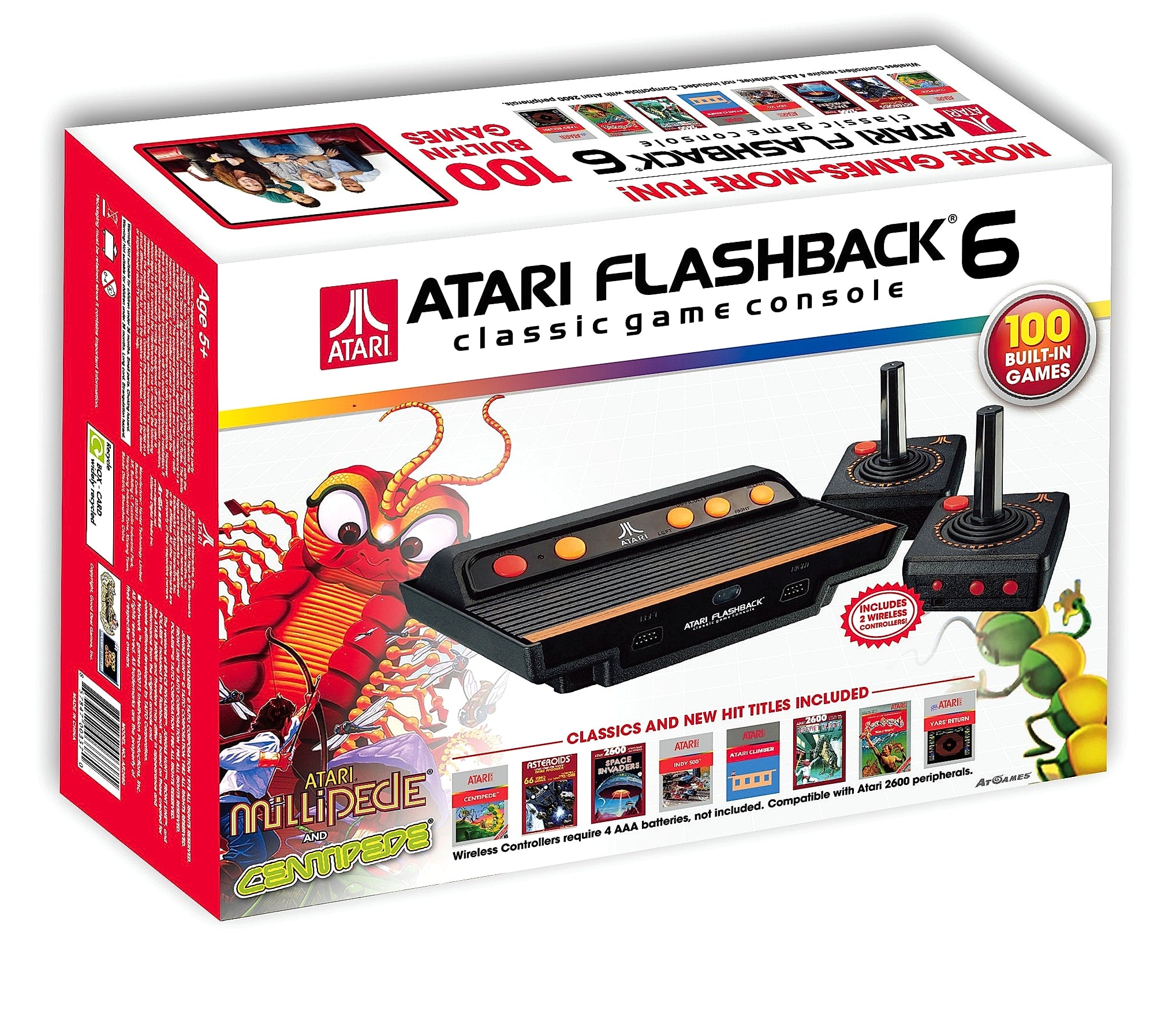 Atari Flashback 6 Classic Game System with 100 Games