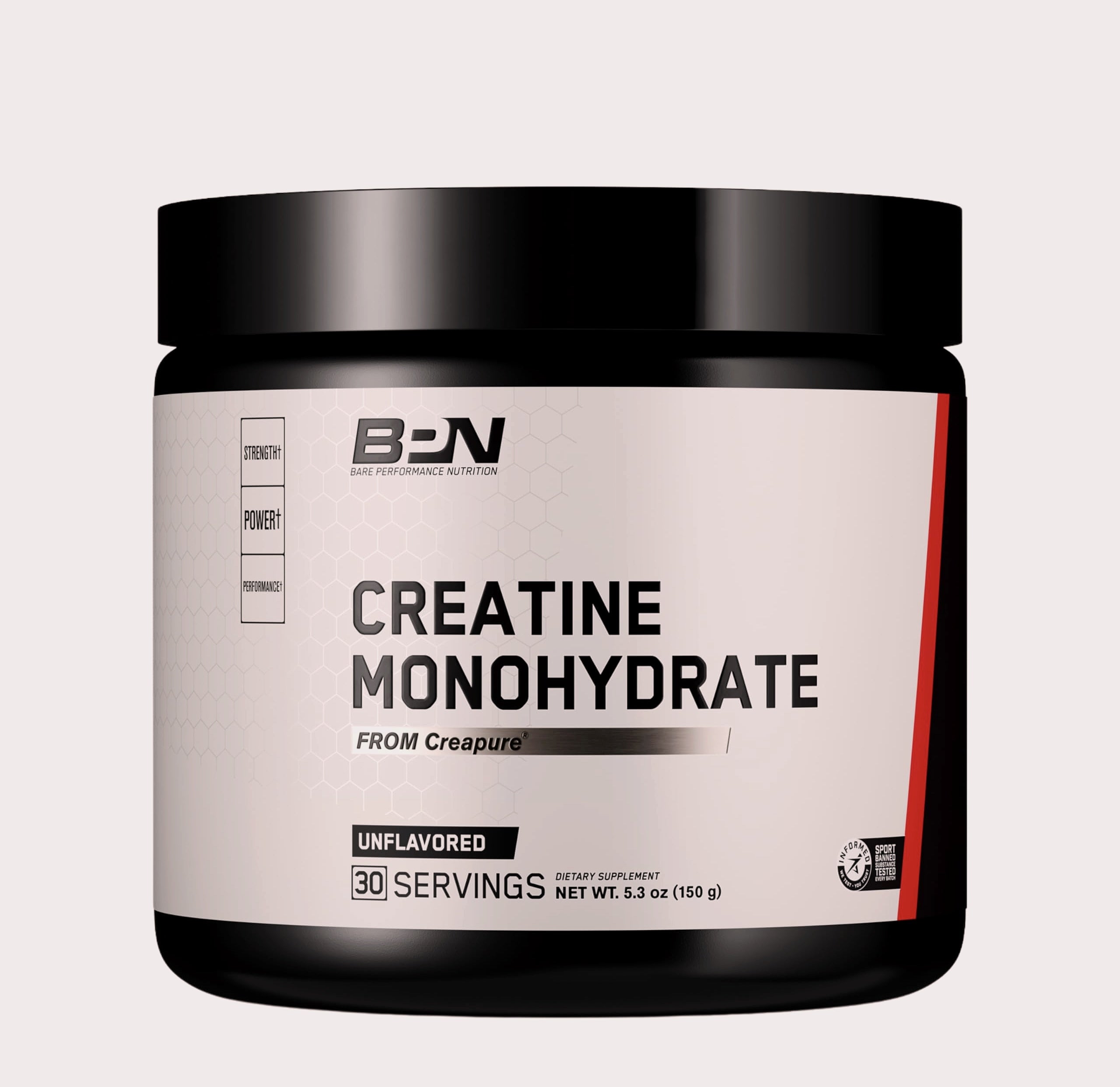 BARE PERFORMANCE NUTRITION Pure Creatine Monohydrate Powder